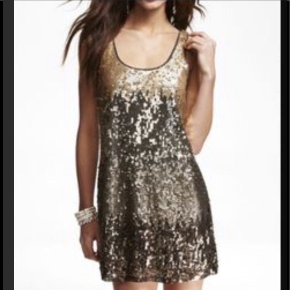 Express NWT Sequined Dress L